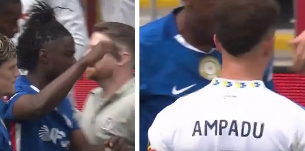 Ảnh bài viết Romeo Lavia đẩy văng sao Leeds để bảo vệ HLV Chelsea