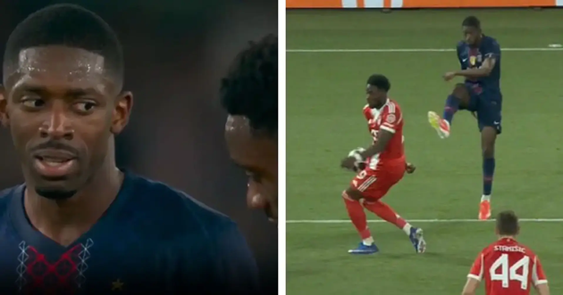 Ảnh bài viết Dembele tấu hài vụ Davies chạm tay và lập cú đúp