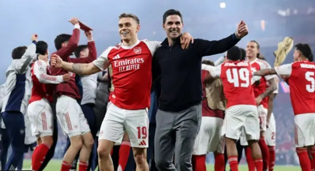 Arsenal vẫn đang bất bại cho đến trận chung kết.