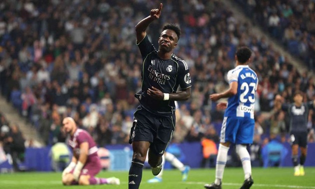Vinicius cho thấy ảnh hưởng lớn hơn Mbappe.