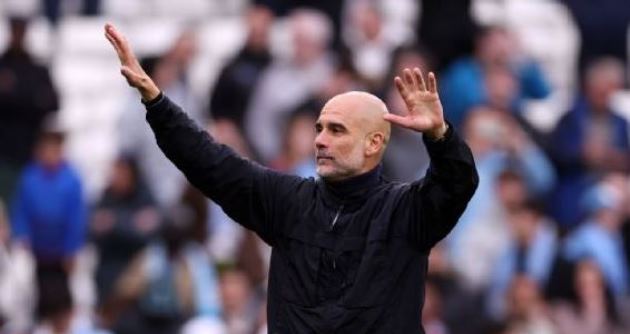 Ảnh bài viết Pep Guardiola hài hước kêu gọi West Ham chặn đứng Arsenal
