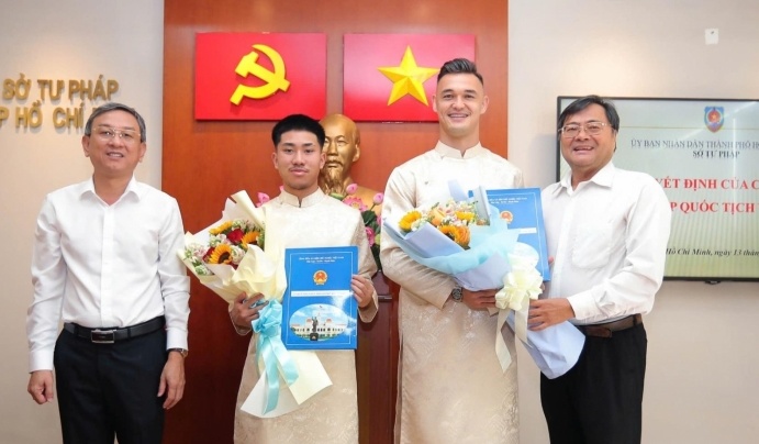 Ảnh bài viết Khoa Ngo và Patrik Lê Giang nhận quốc tịch Việt Nam