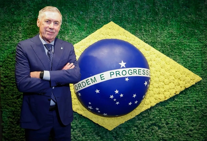 Ảnh bài viết ĐT Brazil gia hạn với HLV Carlo Ancelotti đến 2030