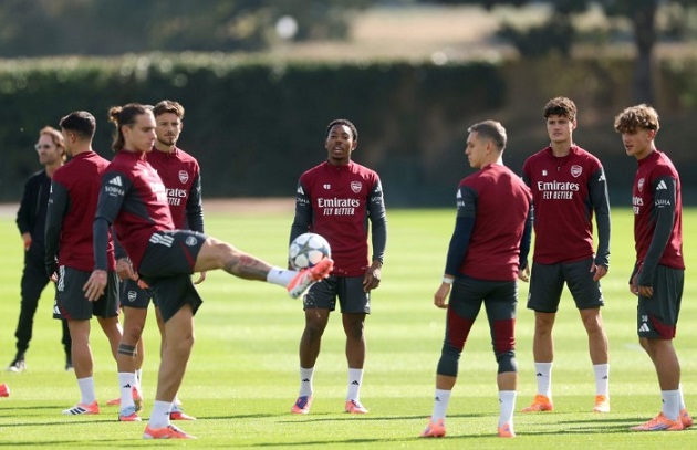 Ảnh bài viết Calafiori kịp trở lại trước trận Burnley