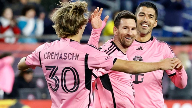 Messi và các đồng đội đã tạo ra trận đấu kỷ lục về khán giả trên sân Gillette.