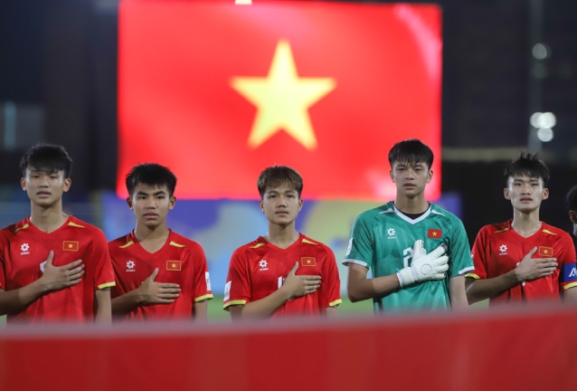 Báo Trung đánh giá U17 Việt Nam có khả năng vượt qua vòng bảng U17 World Cup. Ảnh: VFF.