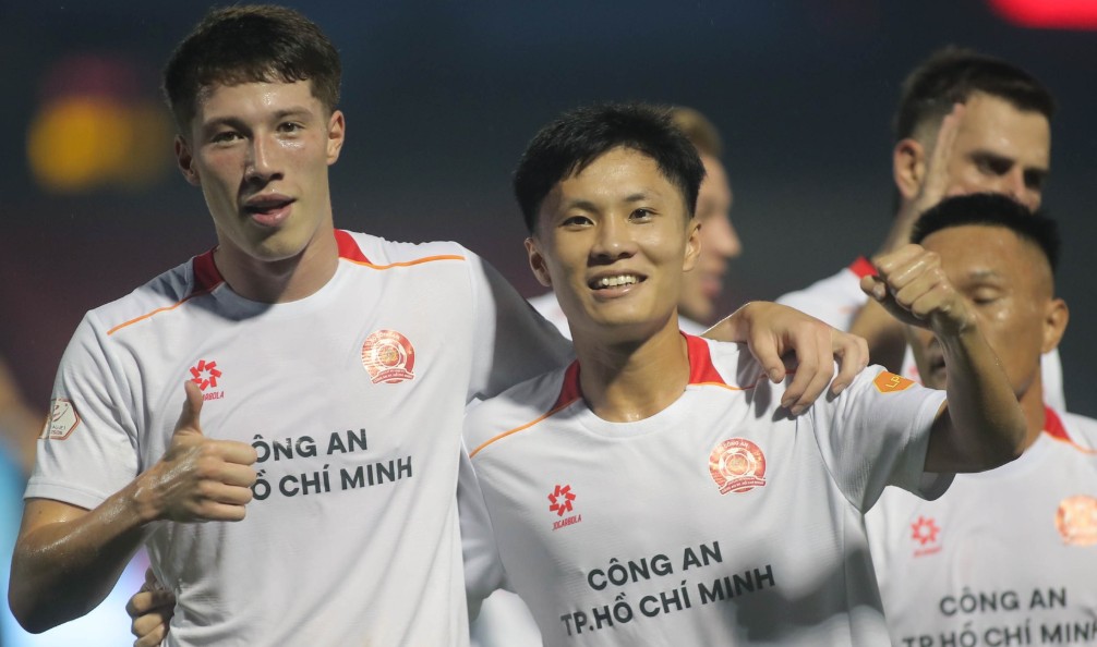 Lee Williams một lần nữa trở thành cứu tinh của CLB CA TPHCM. Ảnh: CA TPHCM FC.