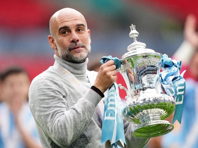 FA Cup là danh hiệu cuối cùng Pep giành được ở Man City.