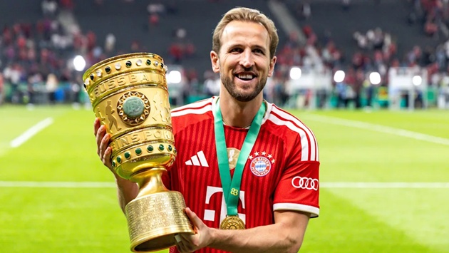 Kane góp công lớn vào danh hiệu Cúp Quốc gia Đức (DFB-Pokal).