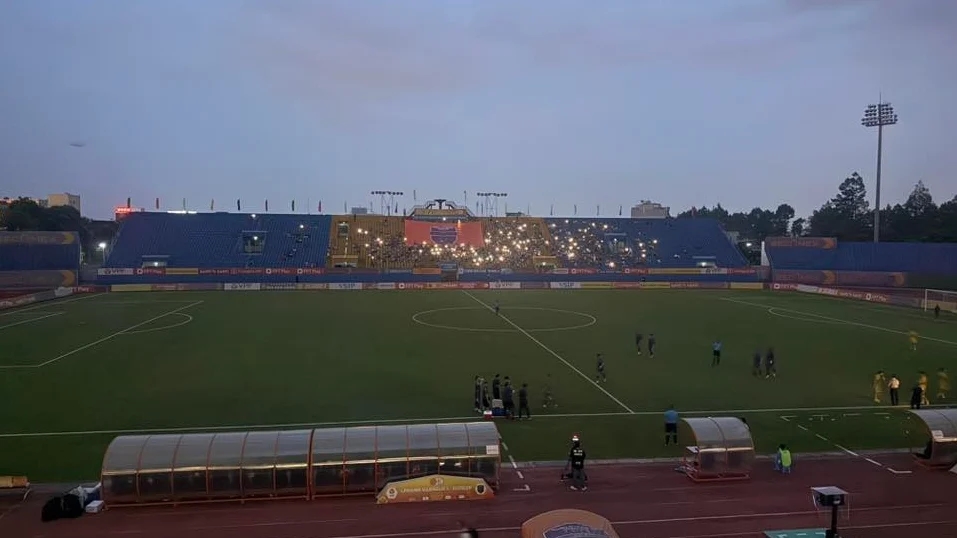 Ảnh bài viết Sân Gò Đậu mất điện giữa trận cầu sinh tử ở V-League