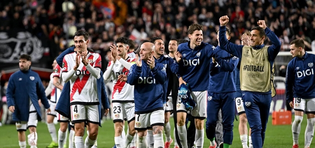 Rayo Vallecano gây ấn tượng tại châu Âu mùa giải năm nay.