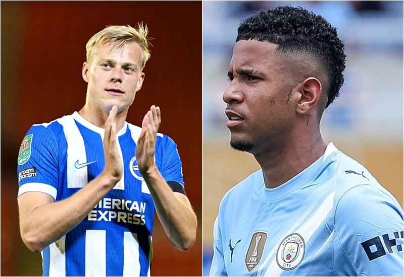 Jan Paul Van Hecke và Savinho được đồn đoán là mục tiêu chuyển nhượng của Tottenham.