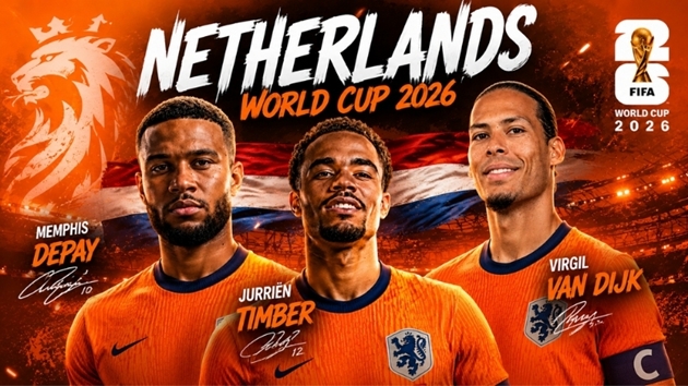 Ảnh bài viết Hồ sơ tuyển Hà Lan ở World Cup 2026: Cơn bão chấn thương thách thức đoàn quân Ronald Koeman