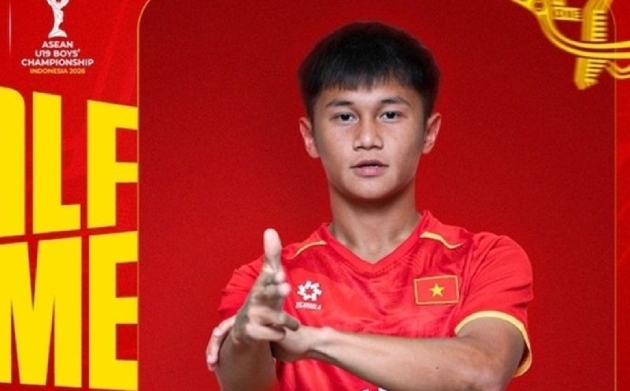 Công Hậu chứng tỏ khả năng làm bàn đáng nể ở U19 Đông Nam Á 2026.