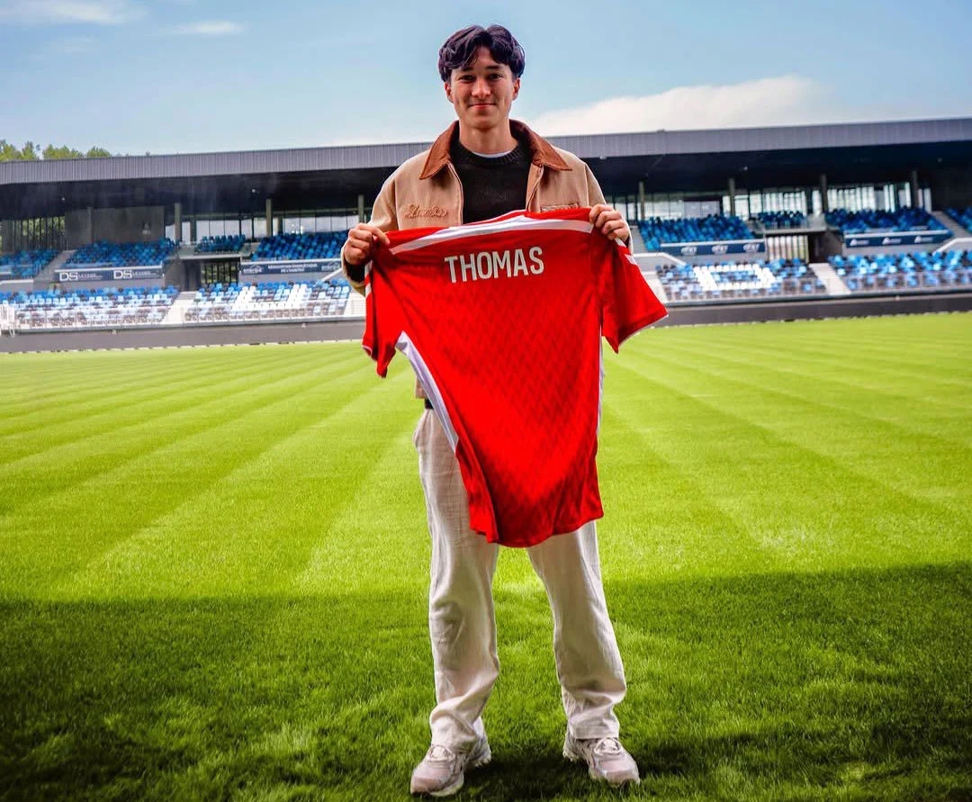Thomas Mai Veeren gia nhập USL Dunkerque. Ảnh: Instagram nhân vật.