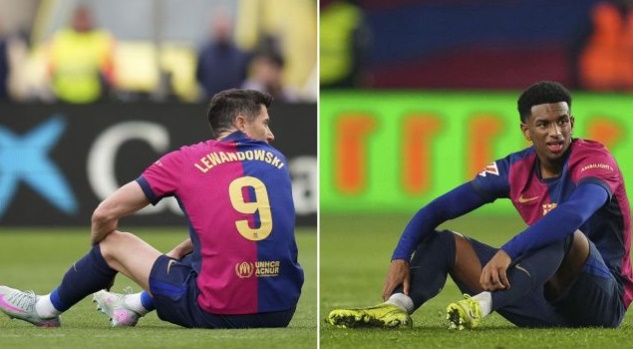 Ảnh bài viết Lewandowski và Balde vắng mặt ở trận bán kết lượt đi Champions League