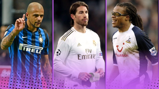 Ramos chưa phải cầu thủ nhận thẻ đỏ nhiều nhất lịch sử.