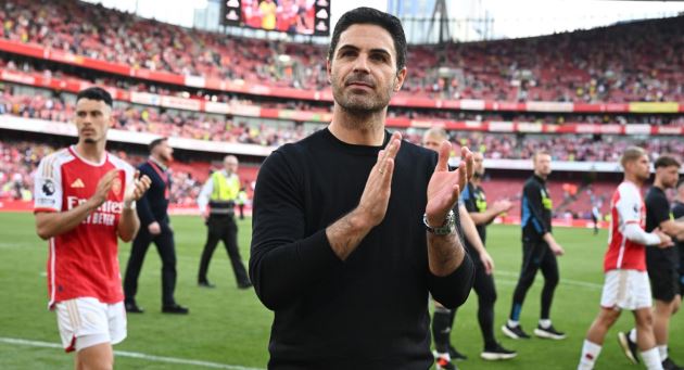 Arsenal của Arteta được đánh giá cao.
