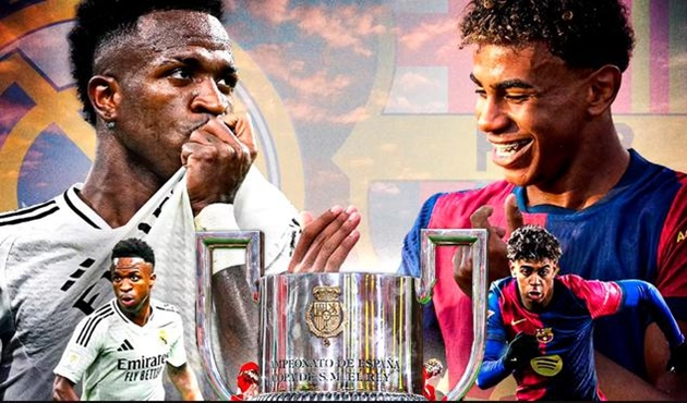 Real Madrid và Barcelona chạm trán tại chung kết Copa del Rey.
