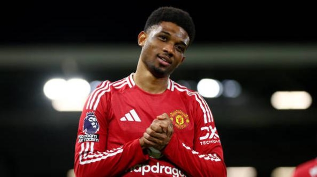 Amad Diallo trở lại tập luyện sau khoảng thời gian dài dính chấn thương.