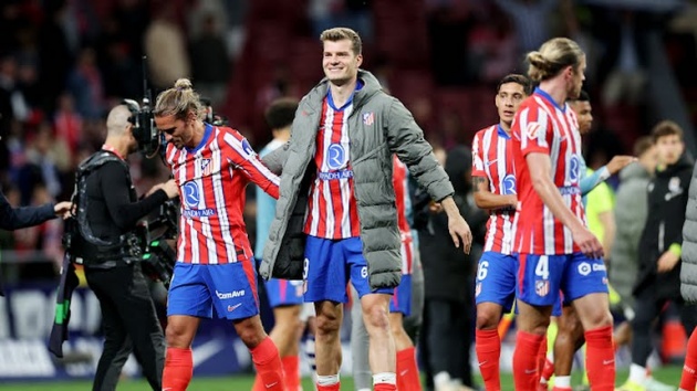 Atletico thắng tưng bừng.